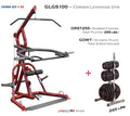 Body-Solid GLGS100 Leverage Corner Gym + 255 lbs Rubber Grip Plates + Plate Tree - GymBasis Store