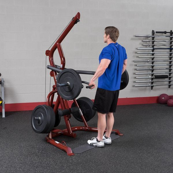 Body-Solid GLGS100P4 Leverage Gym, GFID100 Bench & GLDA3 +255lb Steel Plates - GymBasis Store