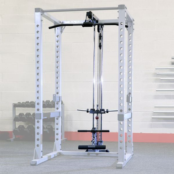 Body Solid GPR378 Power Rack w/ Bench, 500lb Weight Set, Dip Attach, Lat Attach - GymBasis Store