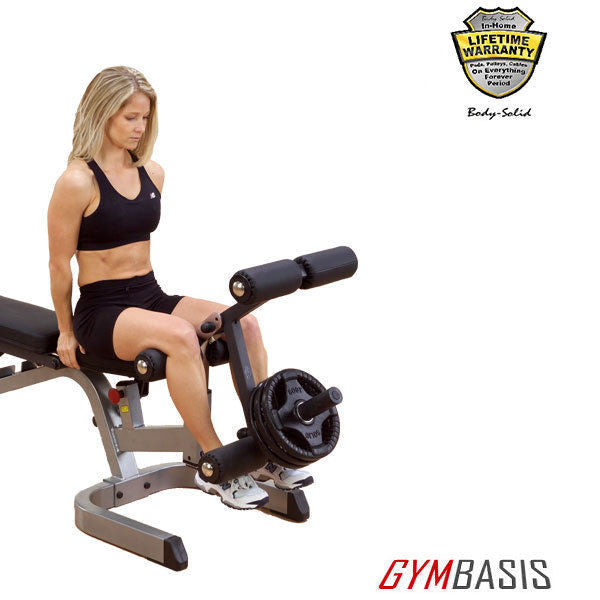 Body-Solid GLDA3 Leg Developer Attachment - for GFID71 / GFID100 Benches - GymBasis Store