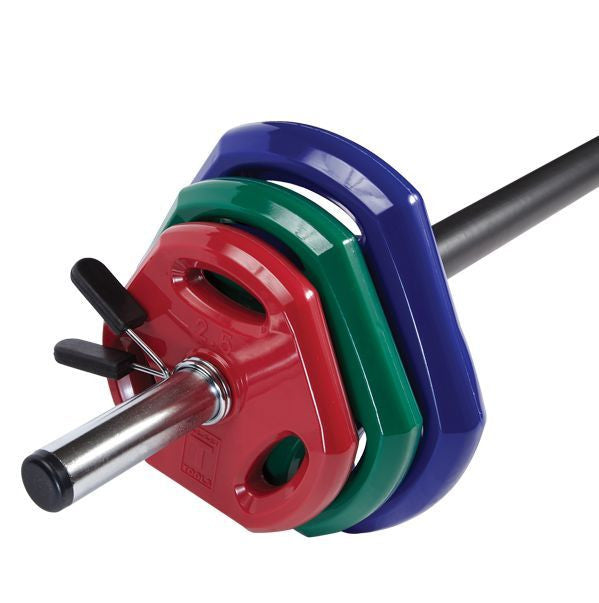Body-Solid GCRPACK BodyPump Barbell Set 10x 35 lbs each with GCR100 Rack - GymBasis Store