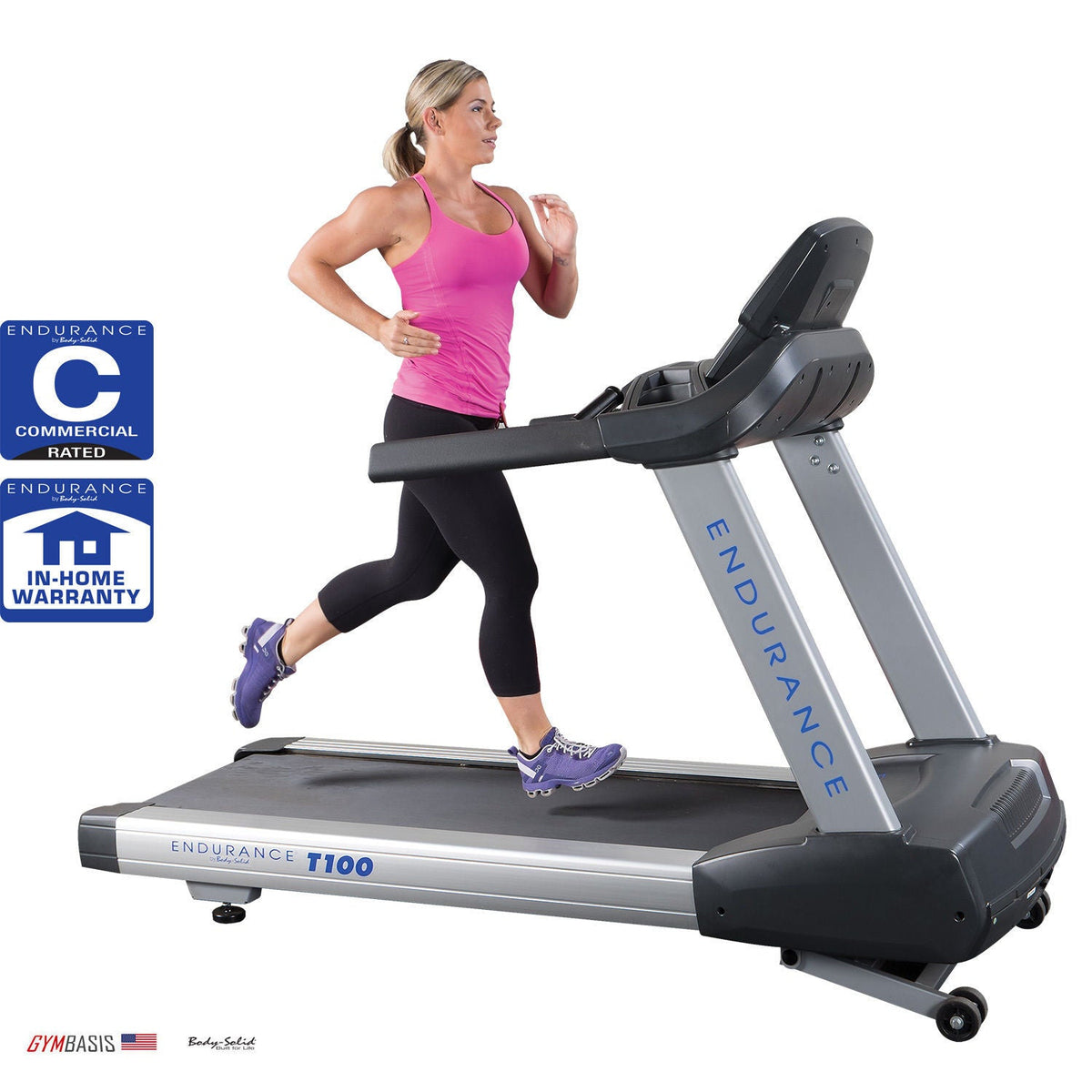 Body-Solid T100D Endurance Commercial Treadmill - GymBasis Store