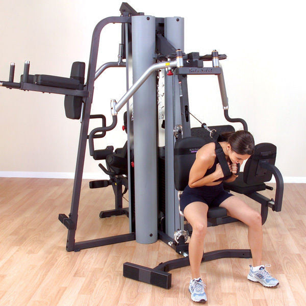 Body-Solid G9S Home Gym Knee Raise Leg Press | 2x 260lb stacks & alu pulleys - GymBasis Store