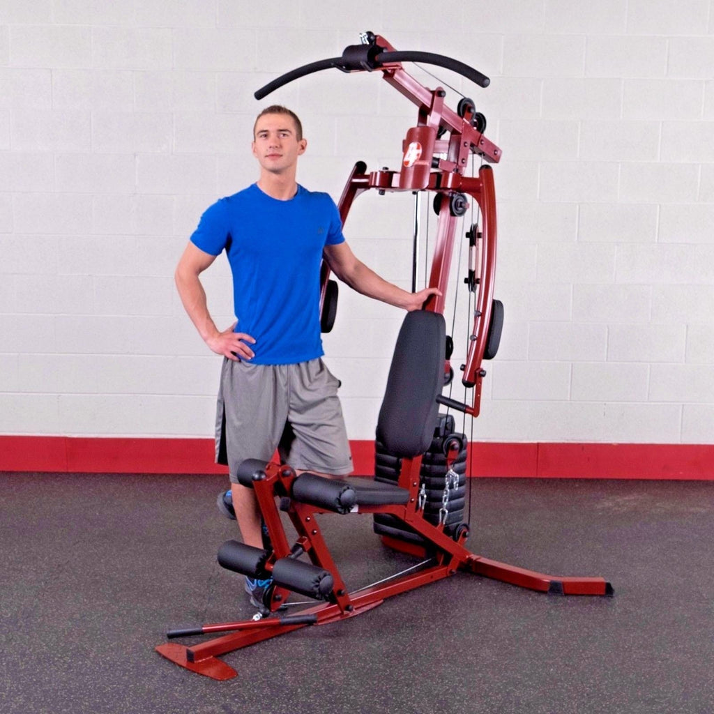 Best Fitness Home Gym BFMG20 Compact Cable Weight Machine -145 lb stack - GymBasis Store