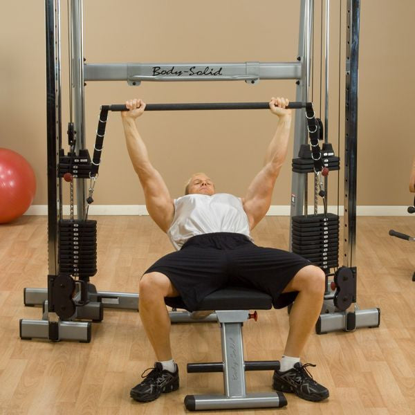 Body-Solid Dual Press Bar Accessory for GDCC200/ GDCC210 (GDCCBAR) - GymBasis Store