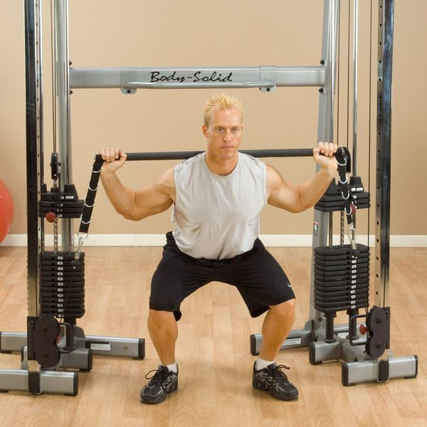 Body-Solid Dual Press Bar Accessory for GDCC200/ GDCC210 (GDCCBAR) - GymBasis Store