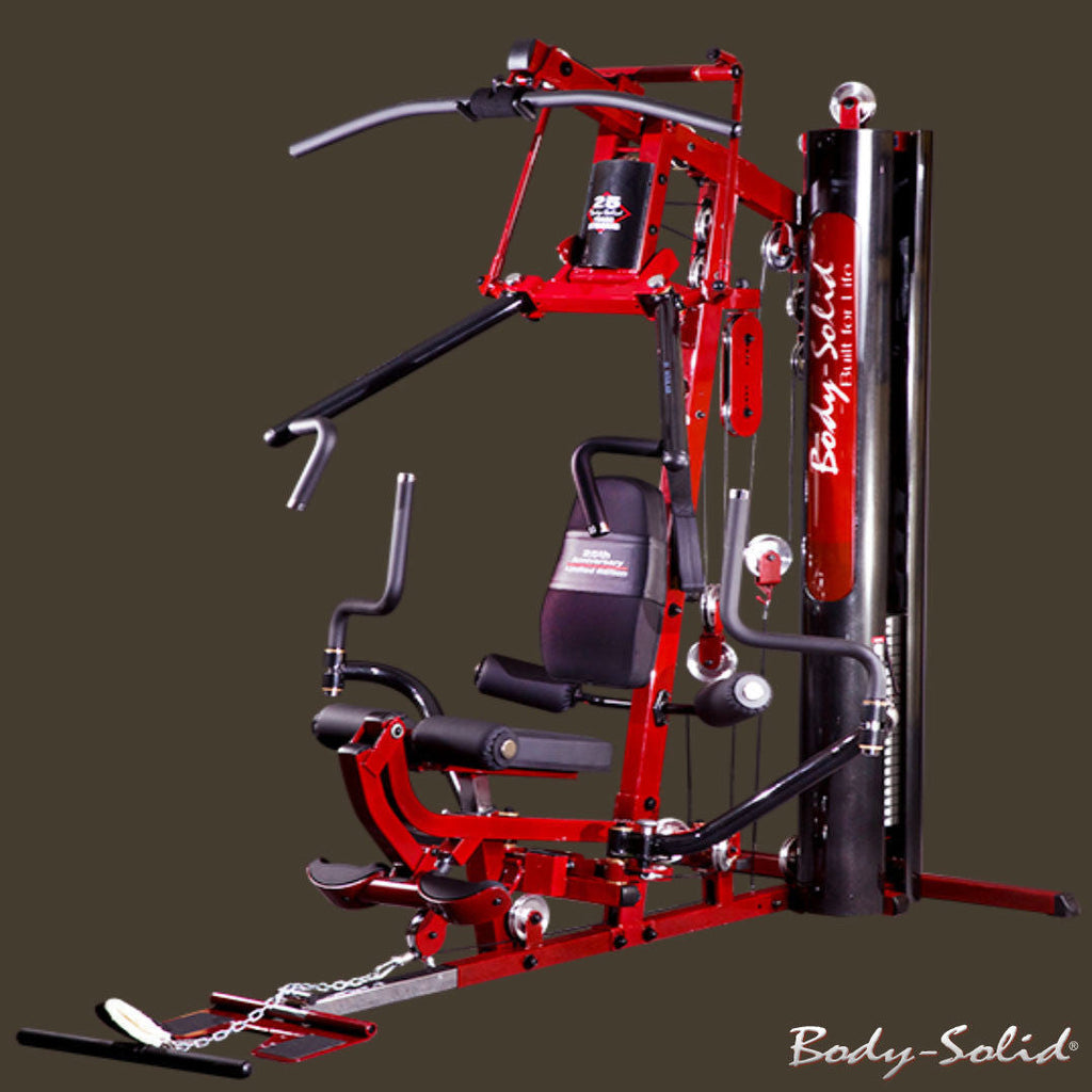 Body-Solid G6B Home Gym Red Line 25th Anniversary Edition - 210lb Red stack - GymBasis Store