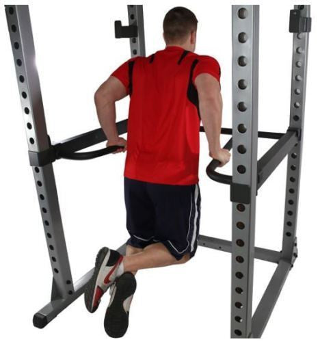 Body Solid GPR378 Power Rack w/ Bench, 300lb Weight Set, Dip Attach, Lat Attach - GymBasis Store