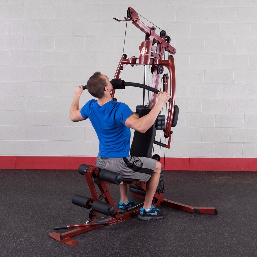 Best Fitness Home Gym BFMG20 Compact Cable Weight Machine -145 lb stack - GymBasis Store