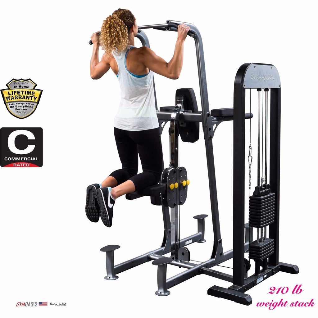 Body-Solid Weight Assist FCD-STK 210lb Pull Up, Dip Power Tower VKR FCD - GymBasis Store