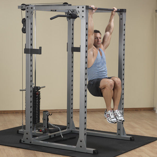 Body Solid GPR378 Pro Power Rack + 500 Lb. Weight Olympic Set - GymBasis Store
