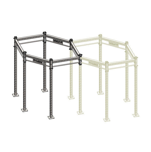 Body Solid SR-HEXPROEXT 98" Tall HEX SYSTEM HEXAGON PRO RIG EXTENSION - GymBasis Store