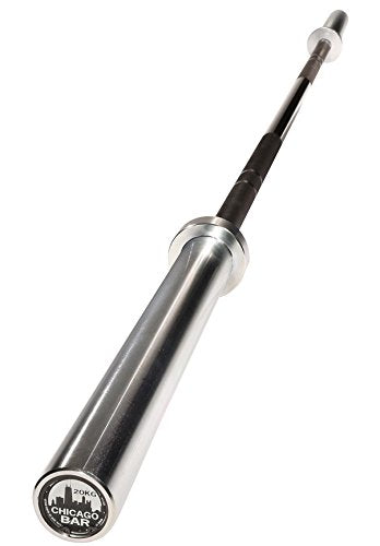 Body-Solid 7' Olympic Weight Lifting Bar 20KG - USA-Made Chicago Bar Edition - 1500 lb Capacity - GymBasis Store
