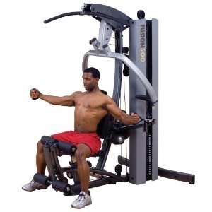 Body-Solid Fusion 500 Home Gym (F500/2) With Free Multi-Hip Attachment. Also Includes a Serious Steel Fitness Pack (Includes: #0, #1 and #2 bands and a jump rope) - GymBasis Store