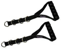 Body-Solid Adjustable Nylon Stirrup Handle - PAIR - Cable Gym Attachment Handles for Home Gyms and Commercial Gyms - GymBasis Store