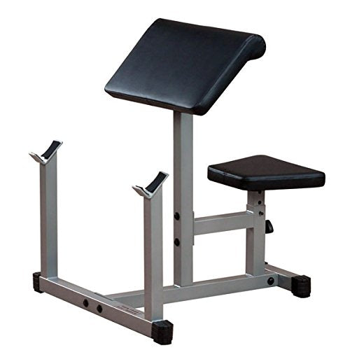 Preacher Curl Package with Curl Bar, 75lbs. Weight Plates - GymBasis Store
