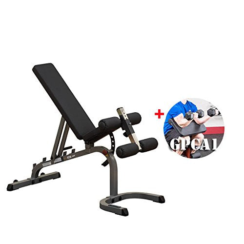 Body-Solid Heavy Duty Adjustable Flat Incline Decline Short Bench #GFID31 - GymBasis Store