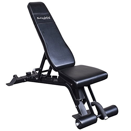 Body-Solid SFID425 Commercial Adjustable FID Bench with Leg Hold Down - 1000 Pound Weight Capacity - Flat Incline Decline Bench - GymBasis Store