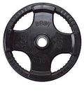 Body-Solid Black Rubber Grip Olympic Plates - 100 lb pair - GymBasis Store