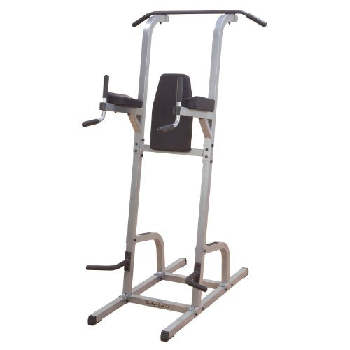 Body-Solid GVKR82 Multi-Function Power Tower With Vertical Knee Raise, Dip Station, Push-Up station, and Pull-Up Station Featuring A Narrow and Wide Grip - GymBasis Store