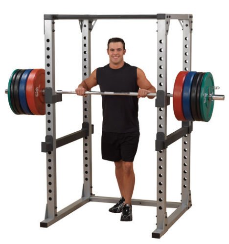 Body-Solid GPR378 Heavy Duty Pro Power Rack with J-hooks and Safety bars - GymBasis Store