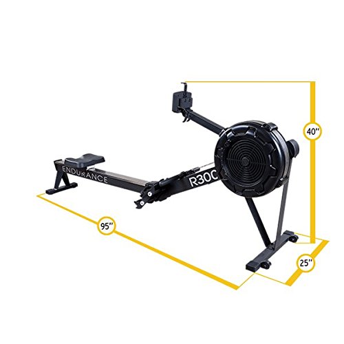 Body-Solid R300 Air Resistance Rower | Conditioning & Endurance Rower - GymBasis Store
