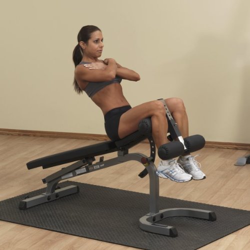 Body-Solid Heavy Duty Adjustable Flat Incline Decline Short Bench #GFID31 - GymBasis Store