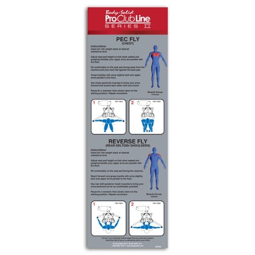 Body-Solid Pro Clubline Series II Pec Fly and Rear Delt Machine - GymBasis Store