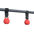 Body-Solid Cannonball Grips with Straps - PAIR - 3 inch Diameter Pull-Up Balls for Grip Strength - Steel Chin-Up Ball Attachments - GymBasis Store