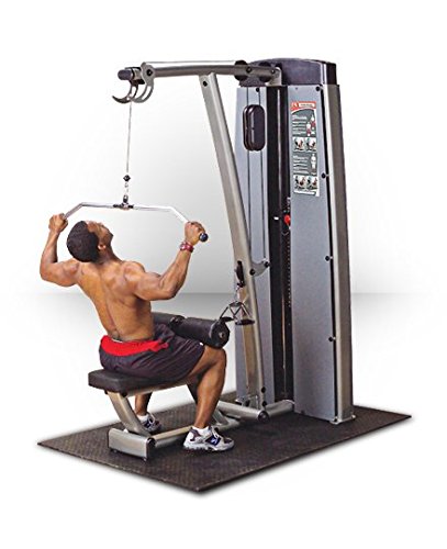 Body Solid DLATSF ProClub Line Pro Dual Lat/Mid Row Machine with No-Cable-Change Design and Oversized Thight - GymBasis Store