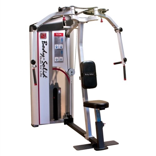 Body Solid S2PEC1 ProClub Line Series 2 Pec Fly/Rear Delt Machine with 11-Gauge Steel and Construction and Instructional Placards 160-Pound - GymBasis Store