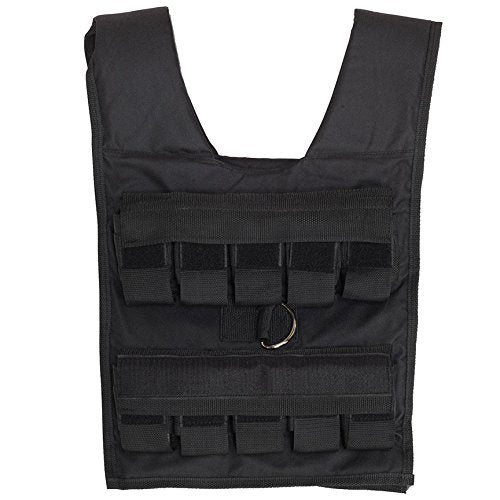 Body-Solid BSTWV40 Adjustable Weighted Vest 40 lbs. - Weighted Training Vest from 2 to 40 Pounds - 40 lb. Weight Vest - GymBasis Store