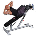Body Solid SAB500 ProClub Ab Bench with Gas-Assisted Adjustment and 4-Point - GymBasis Store
