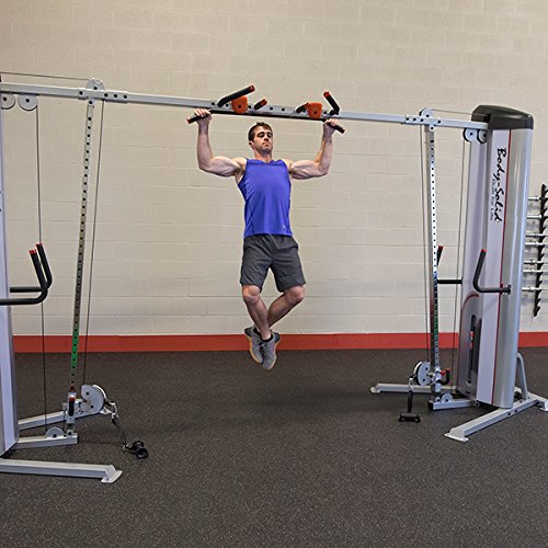 Body-Solid S2CCO Pro ClubLine Series II Adjustable Cable Crossover Machine with Rock Grip Pull Up - Commercial ProClub Line Functional Strength Machine - GymBasis Store