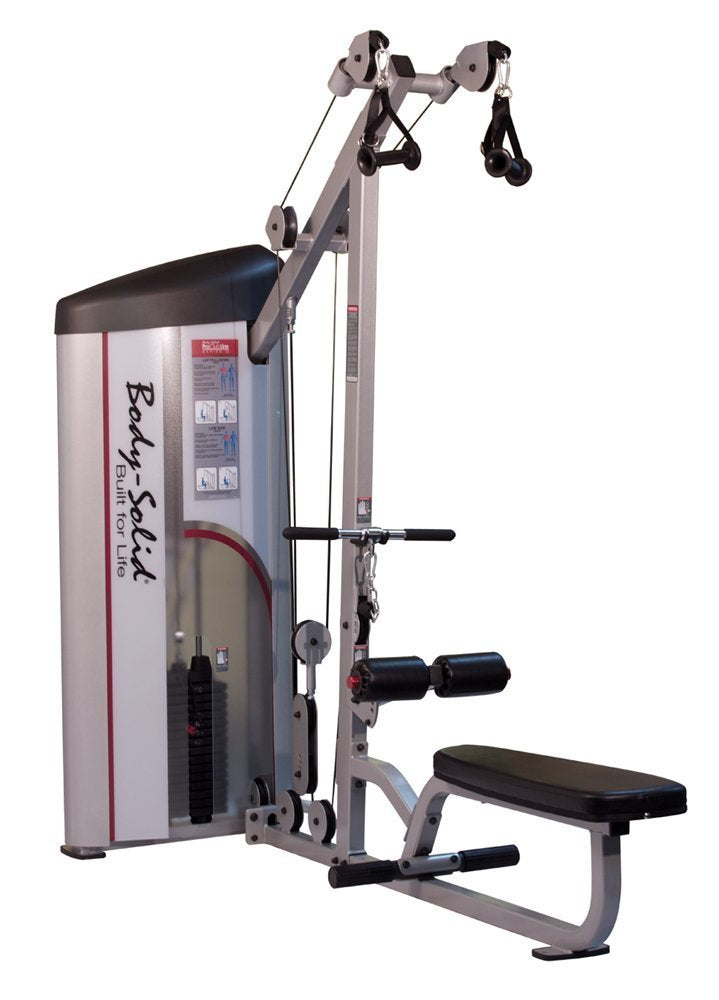 Body Solid S2LAT2 ProClub Line Series 2 Lat Pull/Row Machine with 11-Gauge Steel and Construction and Instructional Placards 235-Pound - GymBasis Store