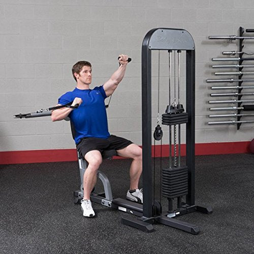 Body Solid GMFPSTK3 Pro Select Functional Pressing Station with DuraFirm Padding and Nylon Cable Handles 310-Pound - GymBasis Store