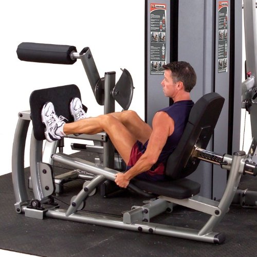 Body Solid DCLPS Pro Dual Leg and Calf Press Component for DGYM with 200-Pound Weight - GymBasis Store
