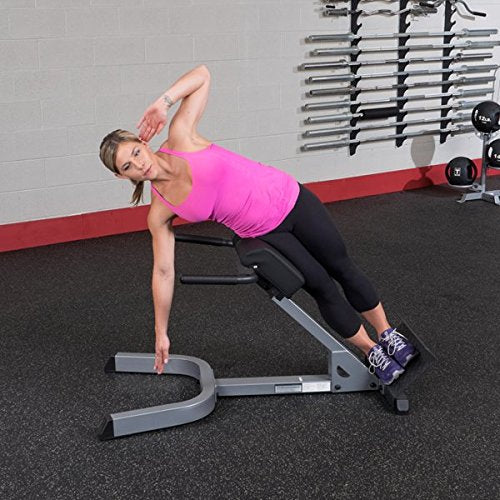 Body-Solid 45 Degree Ab Back Hyperextension Roman Chair GHYP345 - GymBasis Store