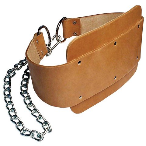 Body-Solid BSD170 Leather Dip Belt Holds Up to 50 lbs - GymBasis Store
