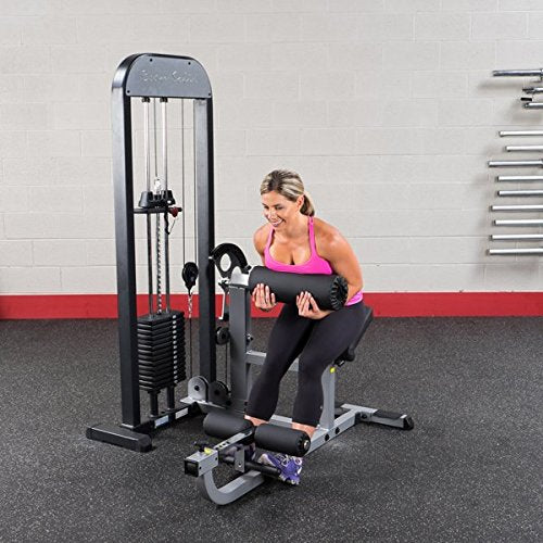 Body Solid GCABSTK3 Pro Select Ab and Back Machine with DuraFirm Padding and Adjustable Cam 310-Pound - GymBasis Store