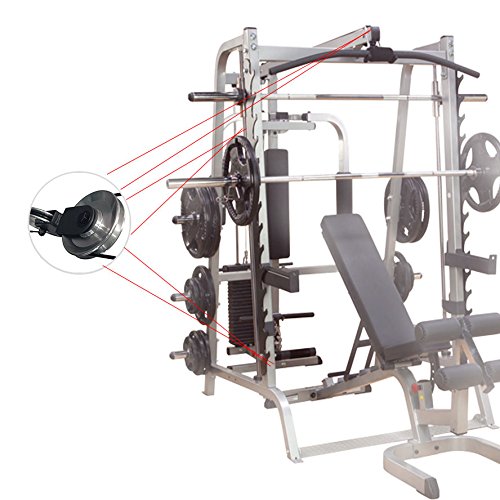 Body-Solid GAP348 Aluminum Pulley Upgrade Kit for GLA348QS Lat Attachment (GS348Q Smith Machine Option) - GymBasis Store