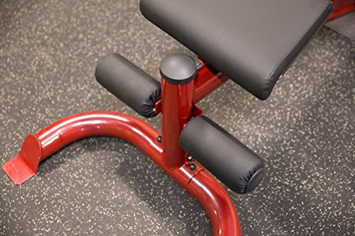 Body-Solid Heavy Duty Adjustable Flat Incline Decline RED Bench #GFID100 - GymBasis Store