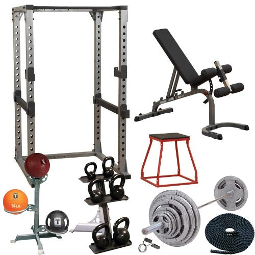 Body-Solid Garage Gym Cross-Training Studio Set - SILVER Package - GymBasis Store