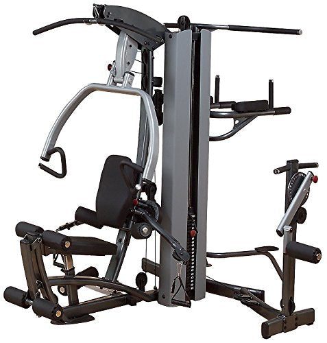 Body-Solid Fusion 500 Home Gym (F500/2) With Free Multi-Hip Attachment. Also Includes a Serious Steel Fitness Pack (Includes: #0, #1 and #2 bands and a jump rope) - GymBasis Store