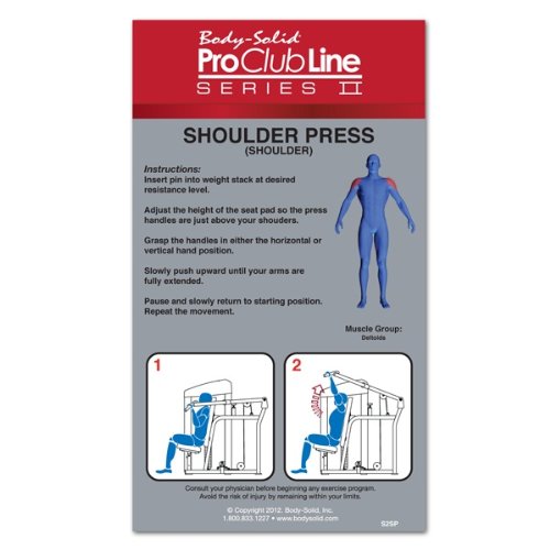 Body-Solid Pro Clubline Series II Shoulder Press Machine - GymBasis Store