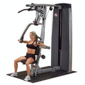 Body Solid DPLSSF ProClub Line Pro Dual Vertical Press and Lat Machine with Ergo Grip Press Handles and Adjustable Press - GymBasis Store