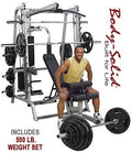 Body Solid Series 7 Smith Machine with 500-PoundWeight Set - GymBasis Store