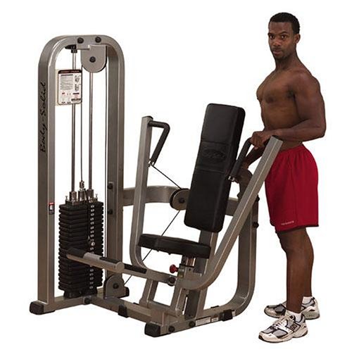 Body Solid Pro Club Line SBP100G2 Chest Press Machine with 210-Pound Weight Stack - GymBasis Store
