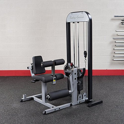 Body Solid GCECSTK3 Pro Select Leg Extension/Curl Machine with DuraFirm Padding and Adjustable Back Pad 310-Pound - GymBasis Store