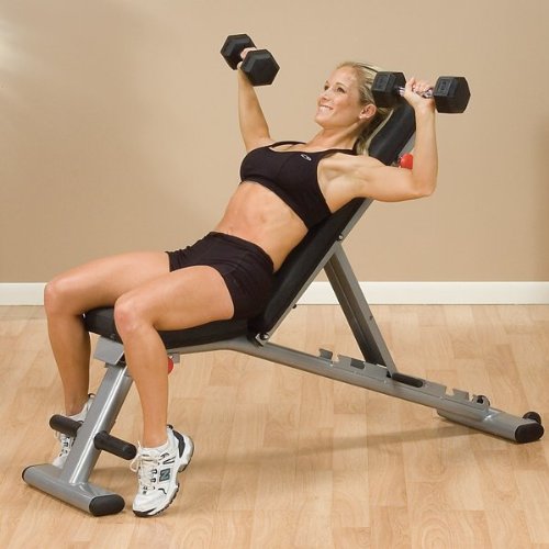 Body-Solid GFID225 Light Commercial Folding Adjustable FID Multi-Bench - GymBasis Store